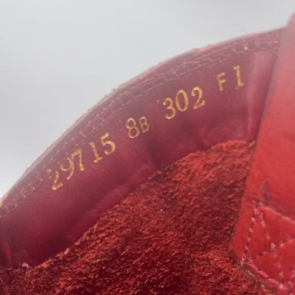 Nobil’s Vintage Western Red Leather Cowboy Boots Women’s Size 7.5 - Picture 8 of 8